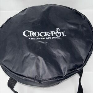 Rival Crock Pot Stoneware Slow Cooker Insulated Carrier Zip Collapsible Bag 13"